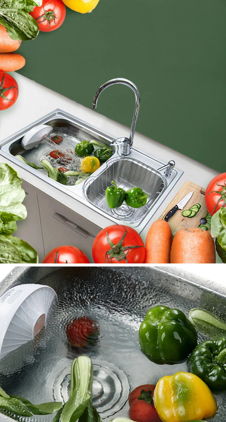 Rechargeable Portable Sink Dishwasher Electric Ultrasonic Cleaner Automatic Fruits Vegetables Washing Machine Bowl Dishes Washer