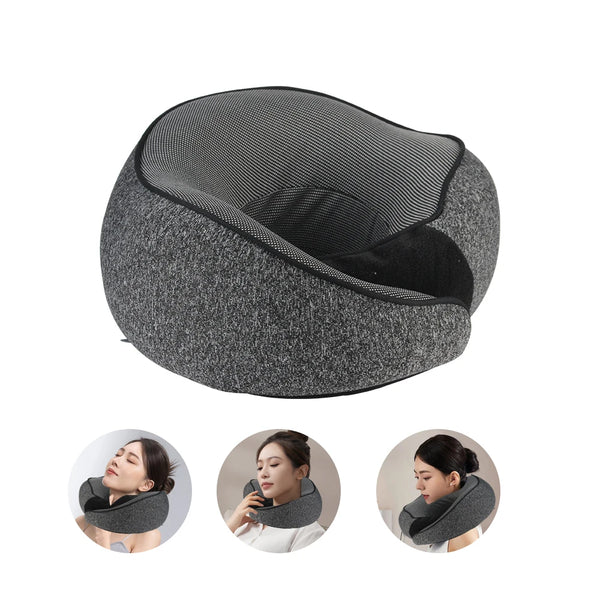 Travel Neck Pillow Portable U-Shaped Pillow Durable U-Shaped Travel Pillow Travel Neck Cushion Undeformable Airplan