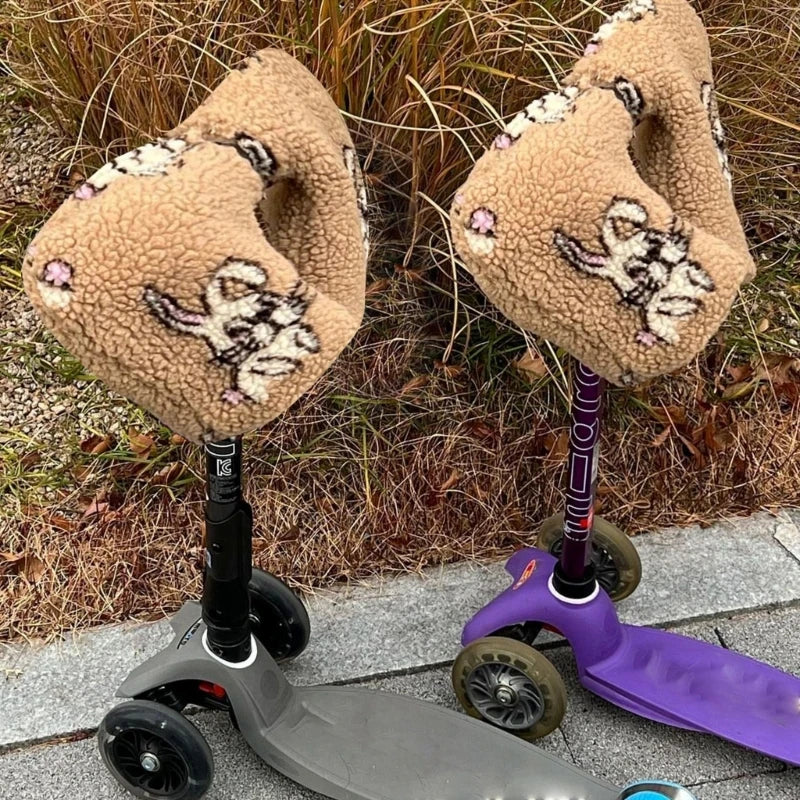 Sports Mittens Cartoon Pattern Hands Warmer Scooter Accessory for Winter